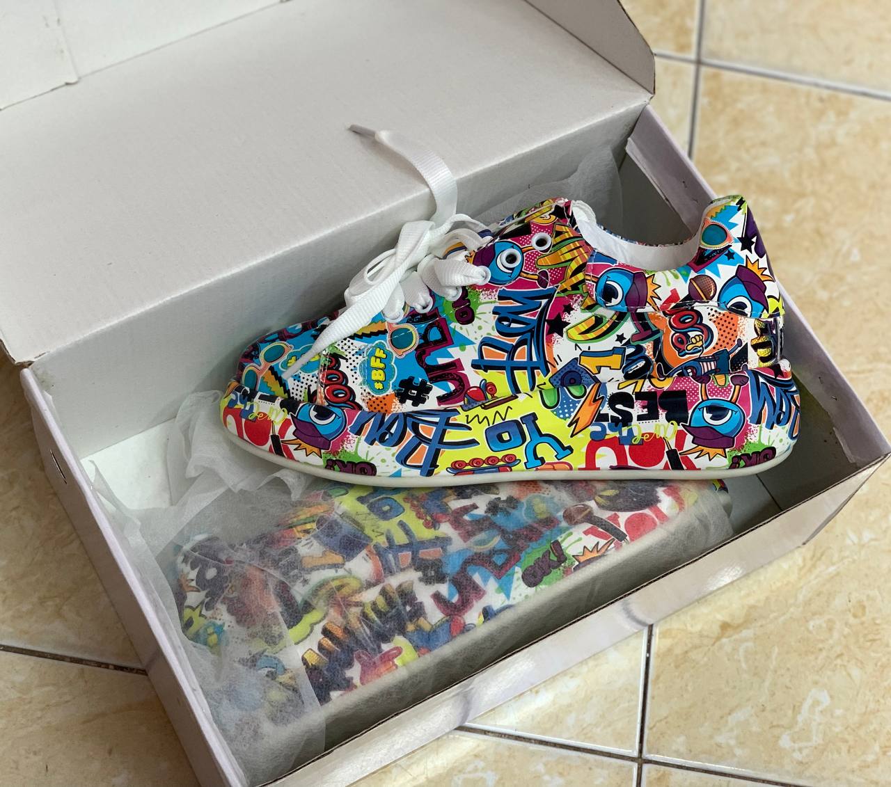 Colorful dad shoes
